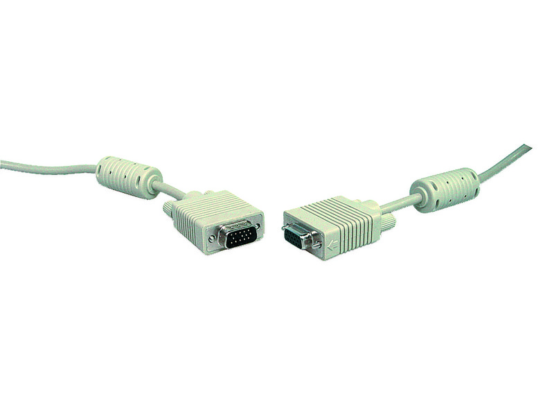 Gembird 5.0m HD15 M/M 5m VGA (D-Sub) VGA (D-Sub) Grau VGA-Kabel