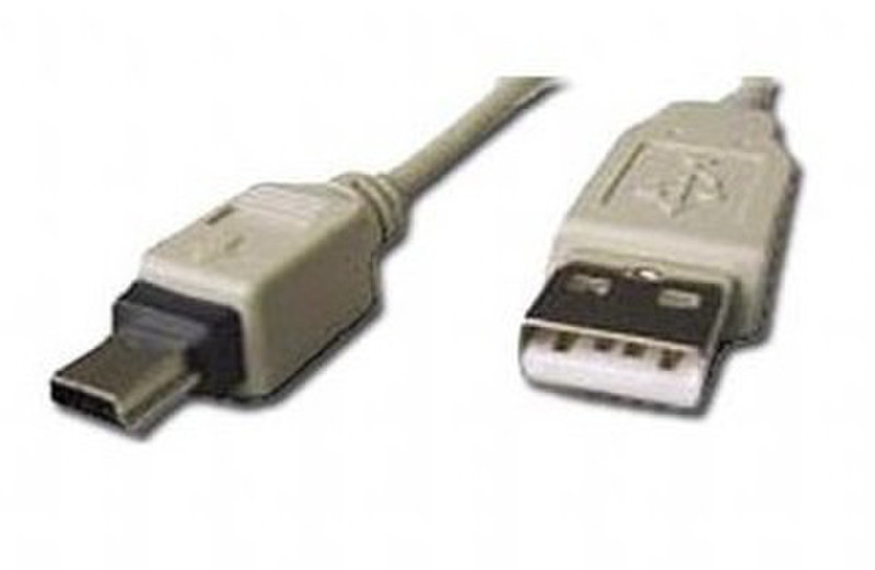 Gembird CC-USB2-AM5P-6 1.8m USB A Mini-USB B White USB cable