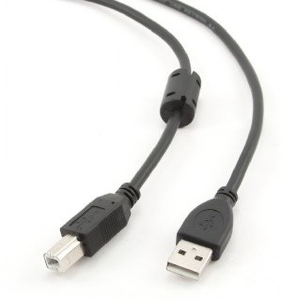 Gembird CCF-USB2-AMBM-15 4.6м USB A USB B Черный кабель USB