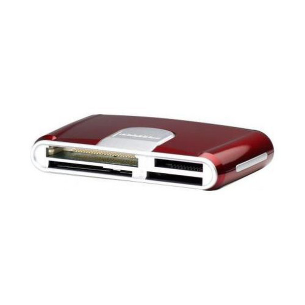 Modecom CR-201 USB 2.0 Красный устройство для чтения карт флэш-памяти
