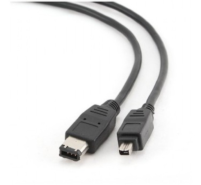 Gembird FWP-64-6 1.8m 6-p 4-p Black firewire cable