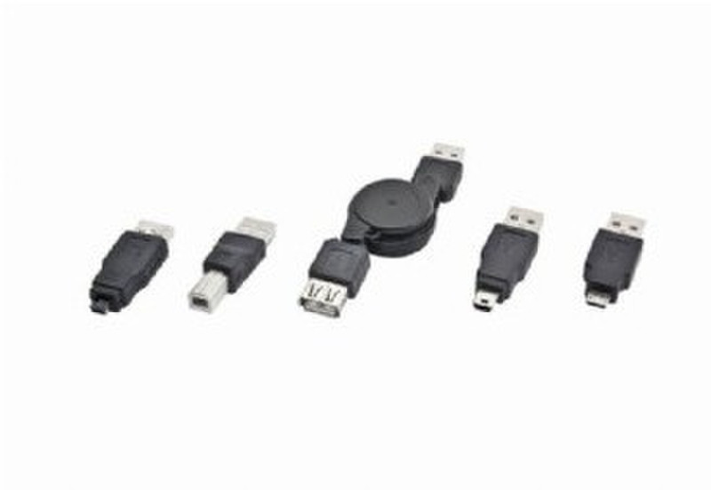 Gembird USB cables 0.7м Черный