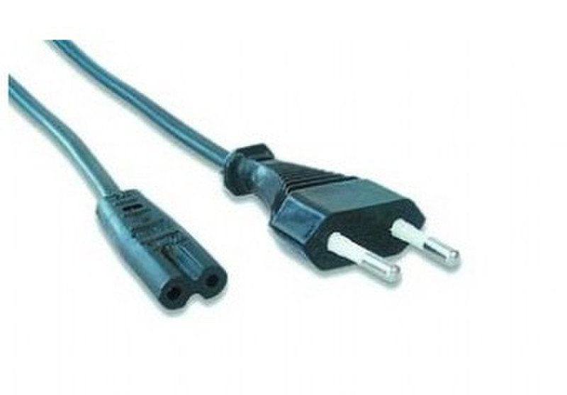 Gembird PC-184-VDE Power plug type C Black power cable