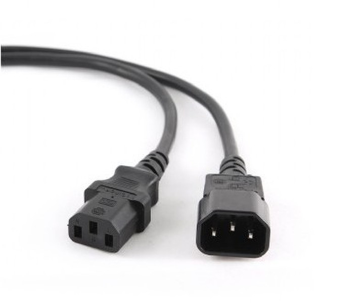 Gembird PC-189-VDE-5M 5m C14 coupler C14 coupler Black power cable