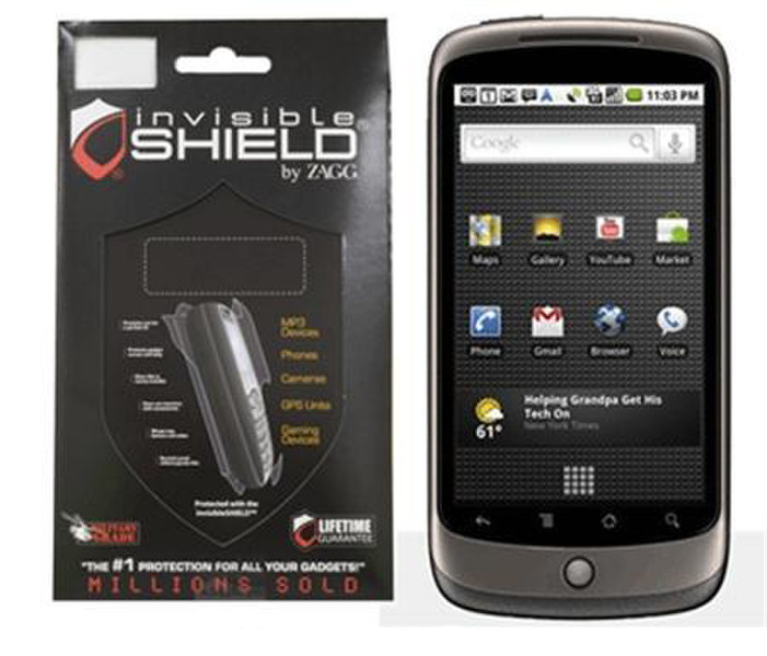 Invisible Shield InvisibleSHIELD Google Nexus One 1шт