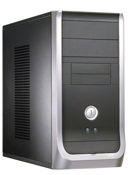 Compucase 6K29 Mini-Tower Schwarz, Silber