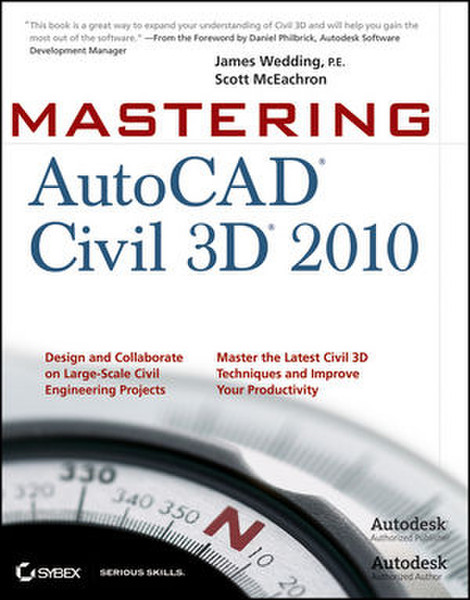 Wiley Mastering AutoCAD Civil 3D 2010 912pages software manual