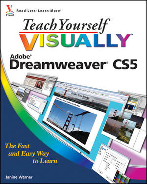 Wiley Teach Yourself VISUALLY Dreamweaver CS5 336pages software manual