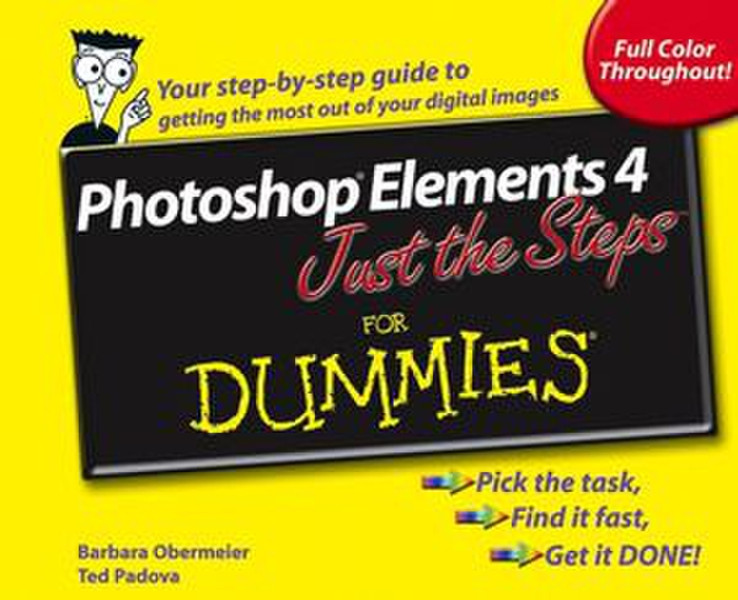 Wiley Photoshop Elements 4 Just the Steps For Dummies 226pages software manual