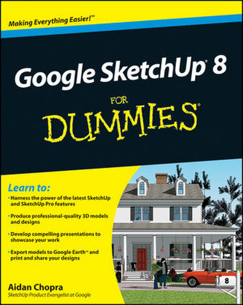 Wiley Google SketchUp 8 For Dummies 496pages software manual