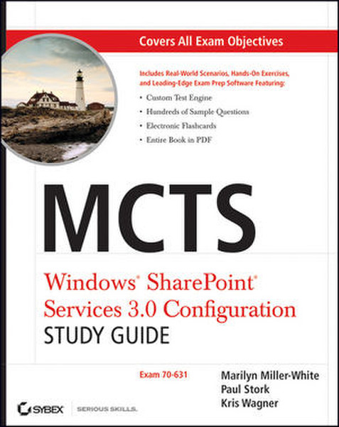 Wiley MCTS Windows SharePoint Services 3.0 Configuration Study Guide: Exam 70-631 600pages software manual