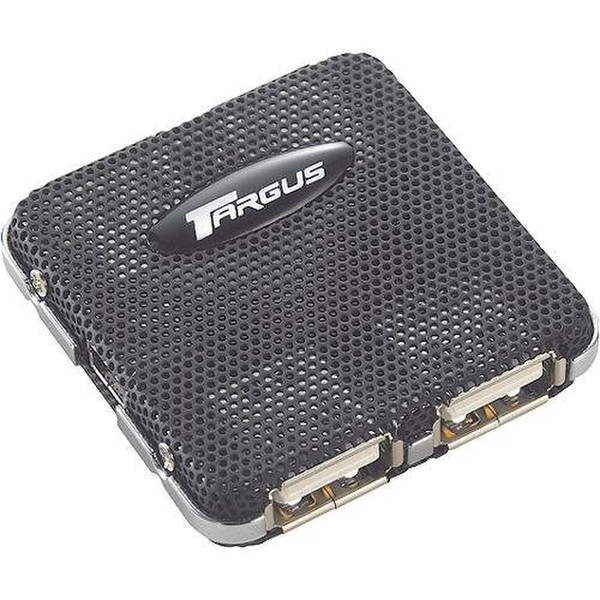 Targus Super Mini USB 2.0 4-Port Hub 480Мбит/с Черный хаб-разветвитель