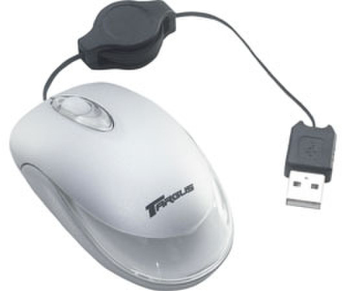 Targus Mini Kaleidoscope Optical Mouse USB Optisch 800DPI Weiß Maus
