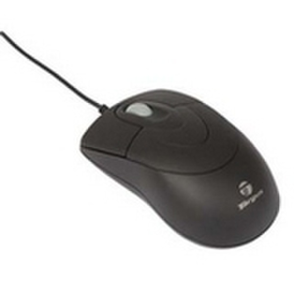 Targus Wired Optical Notebook Mouse USB Оптический 800dpi Черный компьютерная мышь