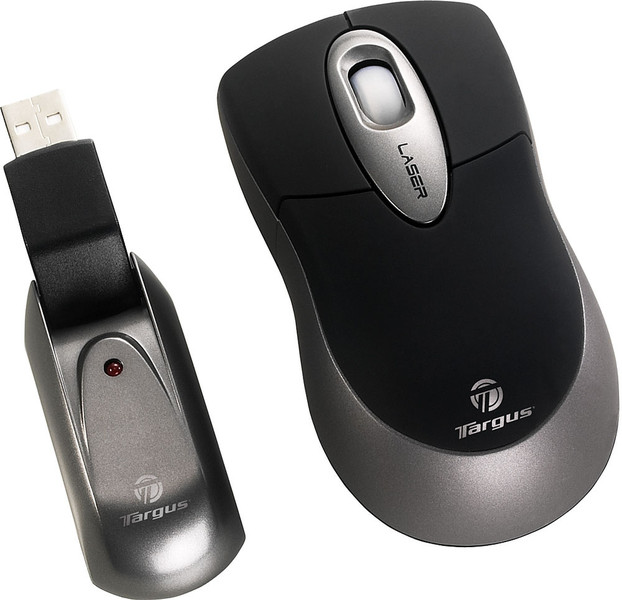 Targus Wireless Rechargeable Laser Mouse Беспроводной RF Лазерный компьютерная мышь