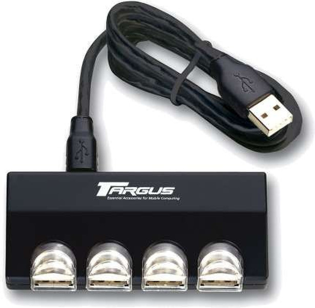 Targus Ultra Mini 4-Port USB Hub 480Мбит/с хаб-разветвитель