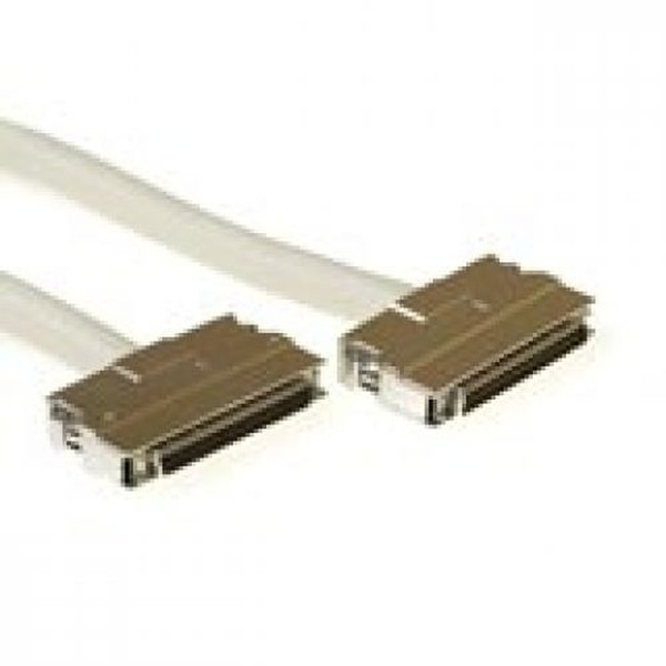 Advanced Cable Technology 1.80m Half Pitch D-Sub 68 pin, M/M Extern 1.80m 68-p 68-p Elfenbein SCSI-Kabel