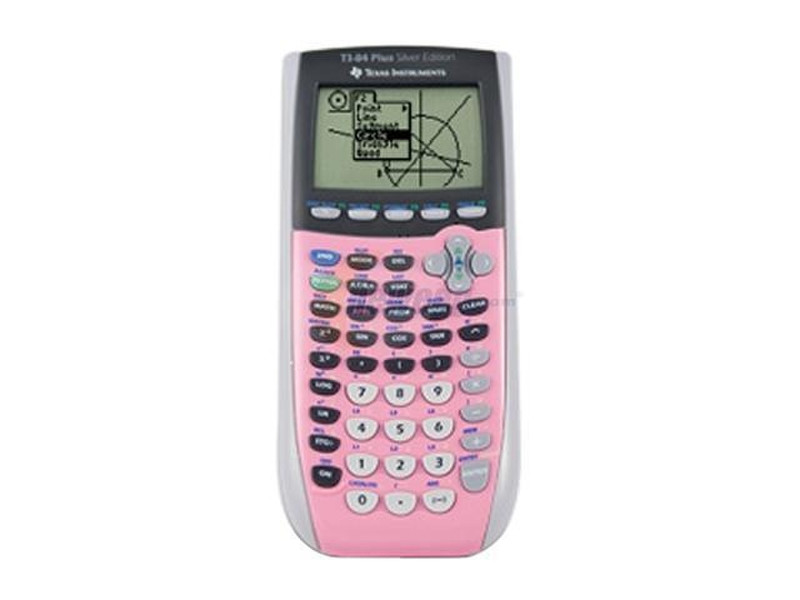 Texas Instruments TI-84 Plus Tasche Display-Rechner Pink