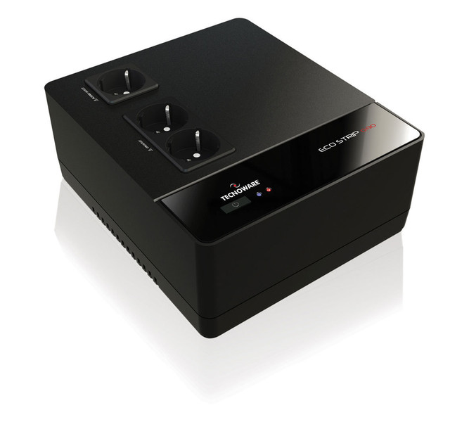 Tecnoware Eco Strip 0.90 900VA 3AC outlet(s) Compact Black uninterruptible power supply (UPS)