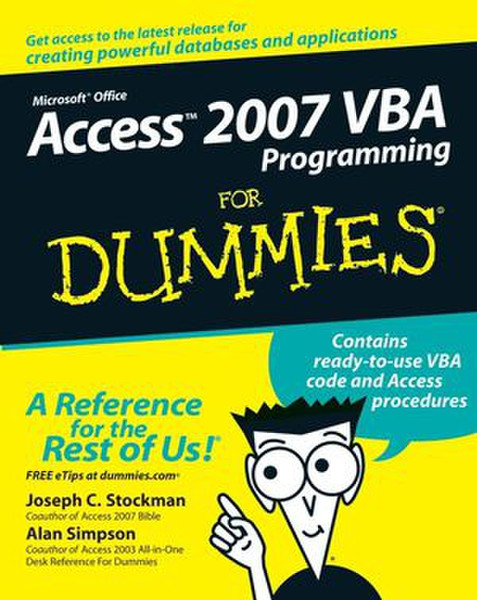 Wiley Access 2007 VBA Programming For Dummies 408страниц руководство пользователя для ПО