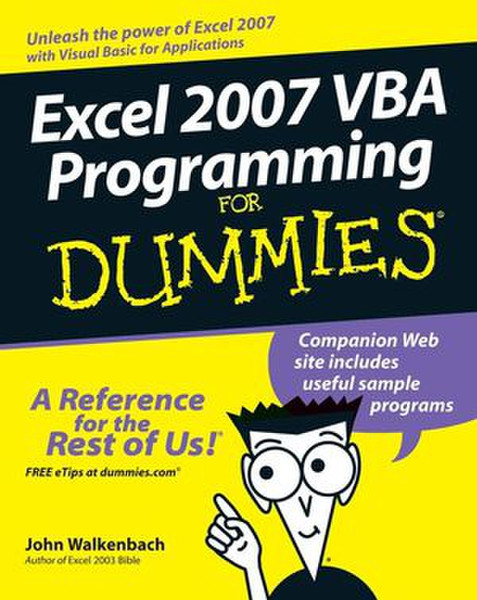 Wiley Excel 2007 VBA Programming For Dummies 384pages software manual