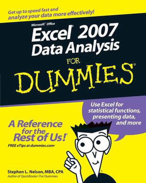 Wiley Excel 2007 Data Analysis For Dummies 384pages software manual