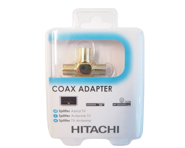 Hitachi HAC3MF 2 x Coax Coax Gold