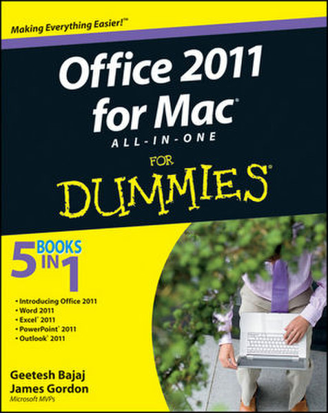 Wiley Office 2011 for Mac All-in-One For Dummies 840pages software manual