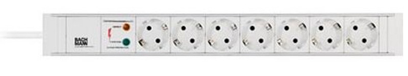 Deltaco GT-55 7AC outlet(s) 2m White surge protector