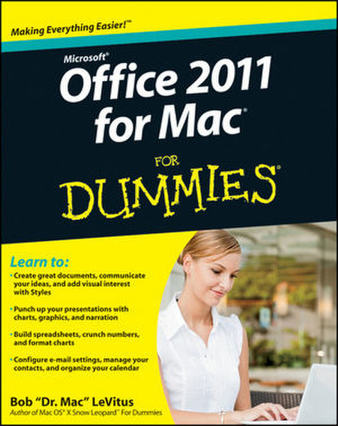 Wiley Office 2011 for Mac For Dummies 432страниц руководство пользователя для ПО