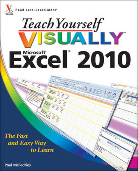 Wiley Teach Yourself VISUALLY Excel 2010 352pages software manual