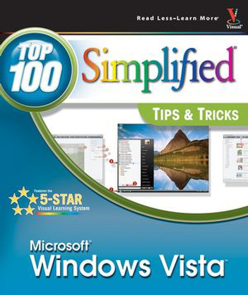 Wiley Windows Vista: Top 100 Simplified Tips & Tricks 240страниц руководство пользователя для ПО