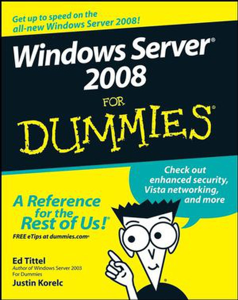 Wiley Windows Server 2008 For Dummies 412pages software manual