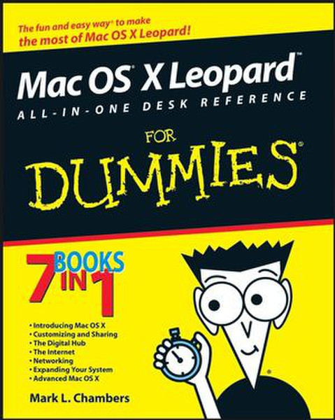 Wiley Mac OS X Leopard All-in-One Desk Reference For Dummies 744pages software manual