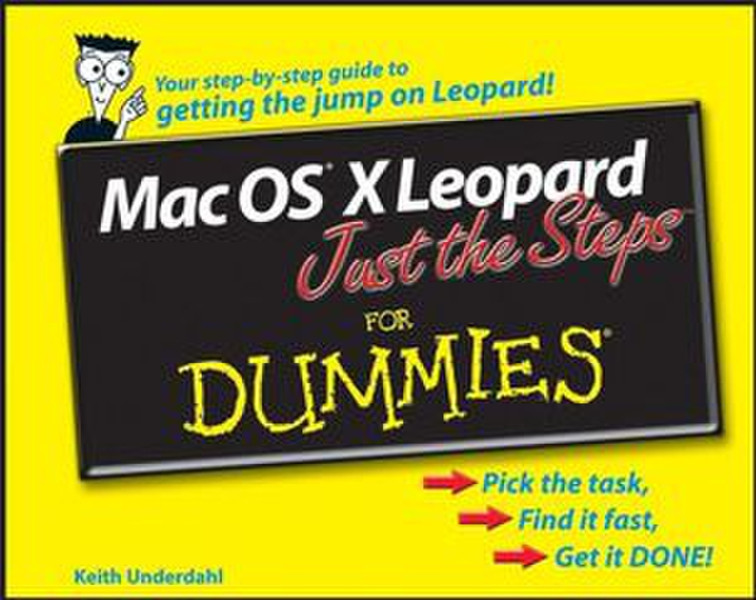 Wiley Mac OS X Leopard Just the Steps For Dummies 240pages software manual