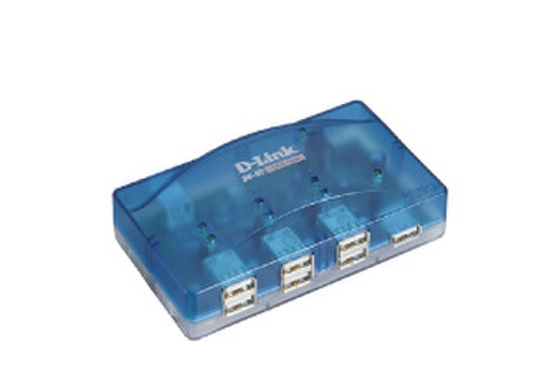 D-Link DU-H7 USB 7PORT HUB 12Mbit/s Schnittstellenhub