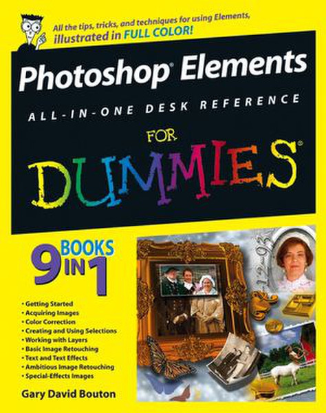 Wiley Photoshop Elements All-in-One Desk Reference For Dummies 647pages software manual