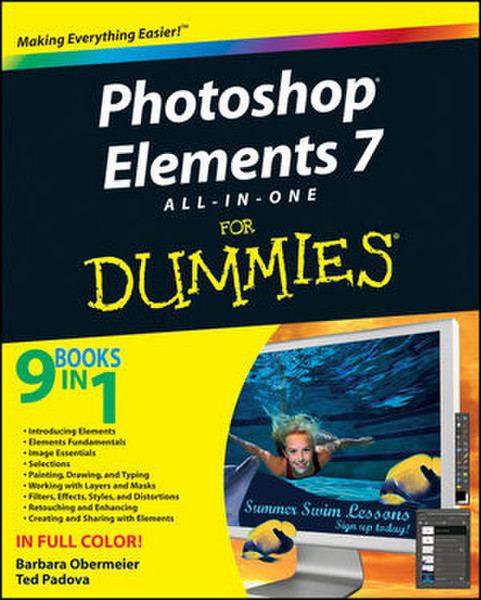 Wiley Photoshop Elements 7 All-in-One For Dummies 672страниц руководство пользователя для ПО