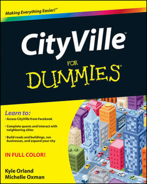 Wiley CityVille For Dummies 288pages software manual