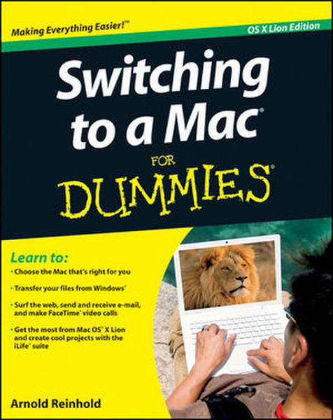 Wiley Switching to a Mac For Dummies, Mac OS X Lion Edition 432Seiten Software-Handbuch