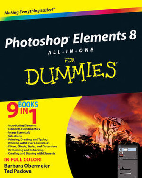 Wiley Photoshop Elements 8 All-in-One For Dummies 656страниц руководство пользователя для ПО