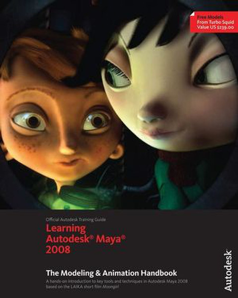 Wiley Learning Autodesk Maya 2008: The Modeling & Animation Handbook, (Official Autodesk Training Guide, includes DVD) 608pages software manual