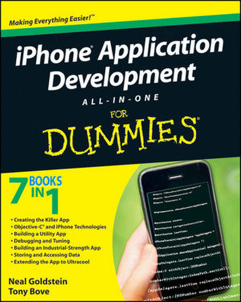 Wiley iPhone Application Development All-In-One For Dummies 888pages software manual