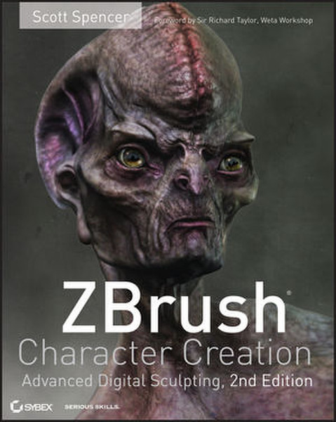 Wiley ZBrush Character Creation: Advanced Digital Sculpting, 2nd Edition 432pages software manual