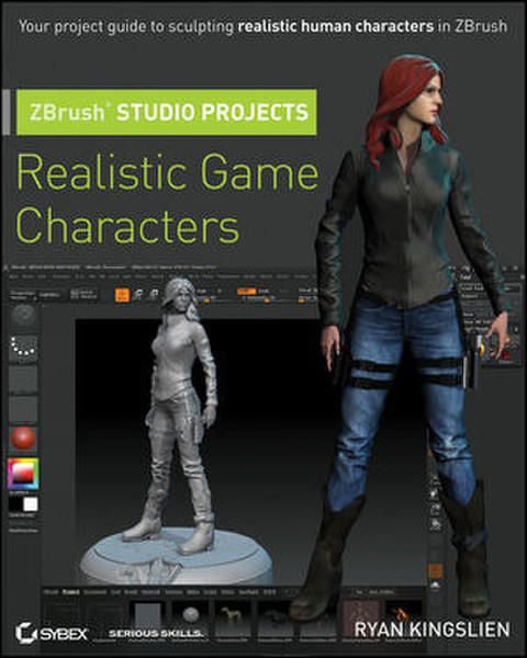 Wiley ZBrush Studio Projects: Realistic Game Characters 320страниц руководство пользователя для ПО