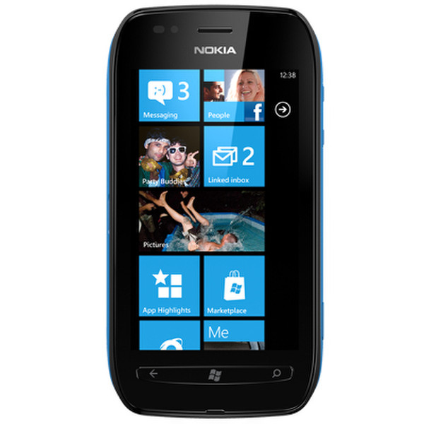 Nokia Lumia 710 8ГБ Черный, Бирюзовый