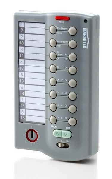 Marmitek SH624 Инфракрасный беспроводной push buttons Черный пульт дистанционного управления