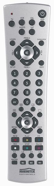 Marmitek EasyControl 6 press buttons White remote control