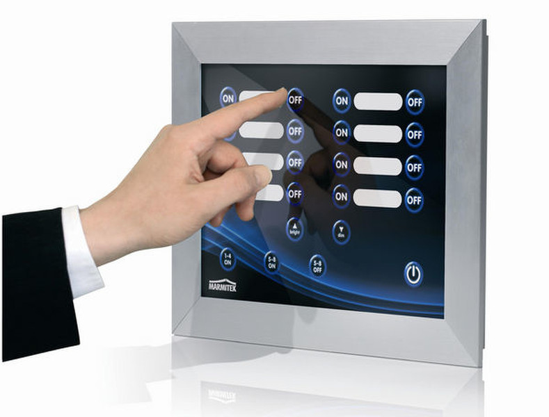 Marmitek EasyTouch Panel10 Алюминиевый push-button panel