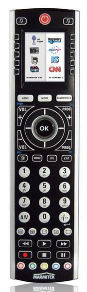 Marmitek Easy Icon 10 RF Нажимные кнопки Черный пульт дистанционного управления